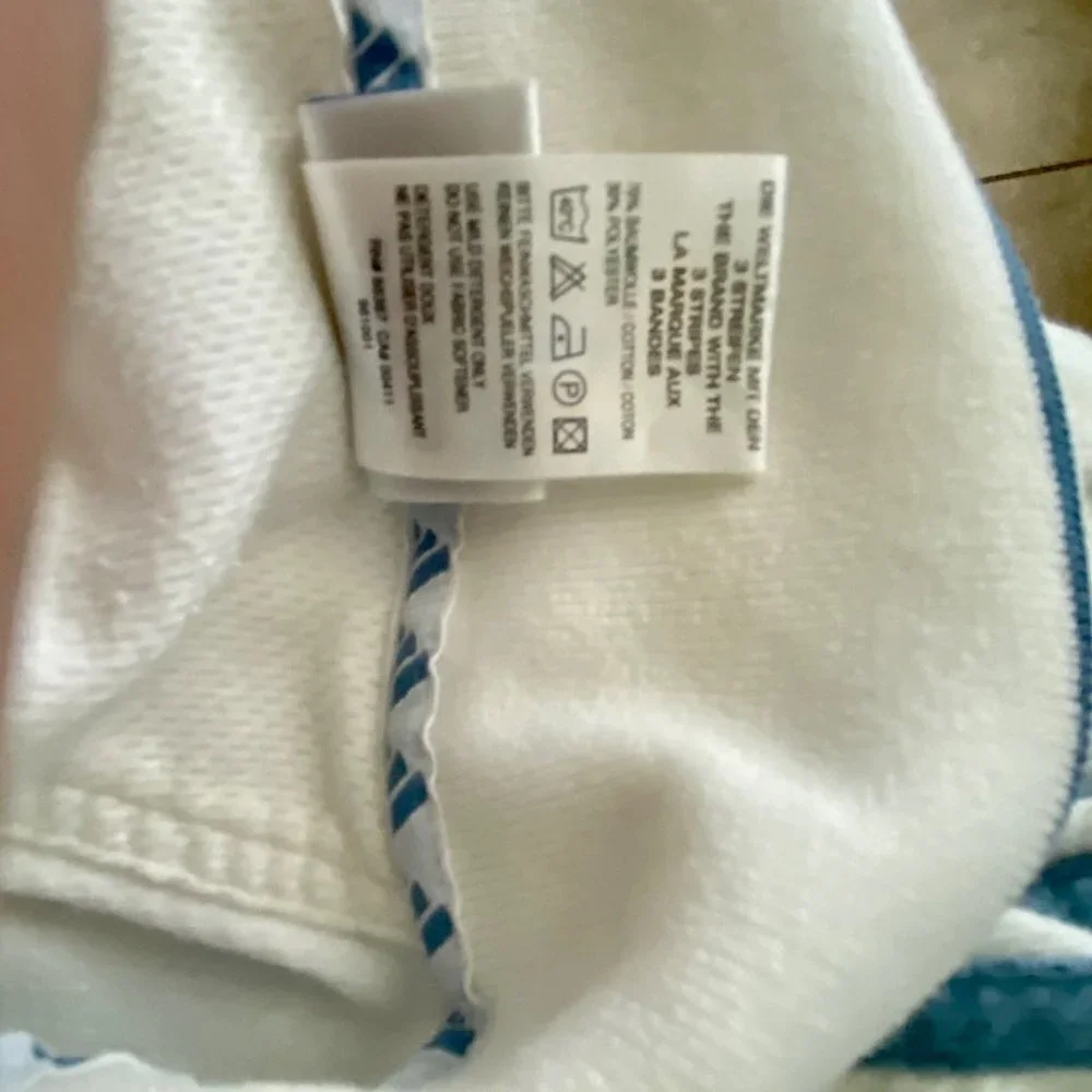 Adidas White Polo Shirt Mens Size XL